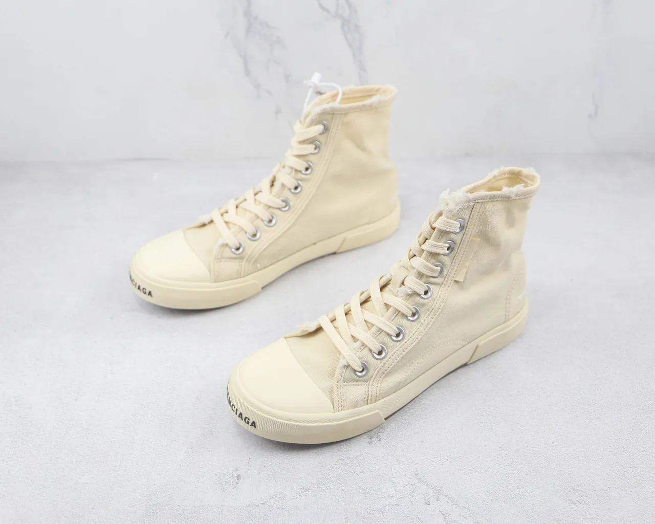 Off-White High-Top Canvas Shoe 4