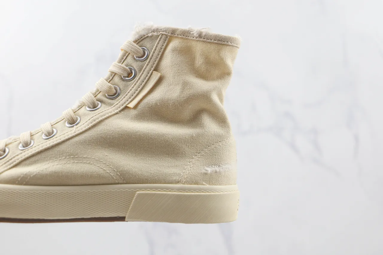 Off-White High-Top Canvas Shoe 7