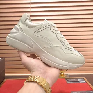 Off-White حذاء رياضي جلدي chunky