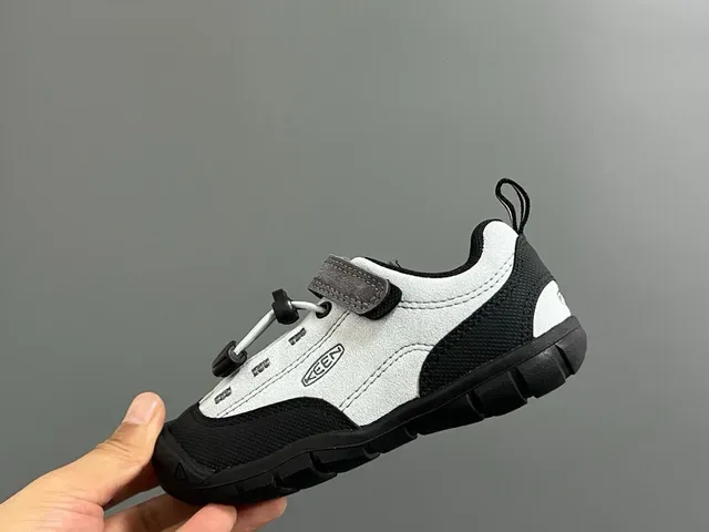Orange and Black Laceless Hook-and-Loop Strap Lifestyle Sneakers 6