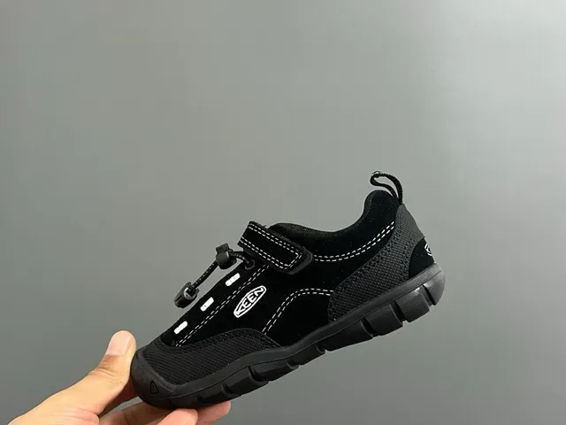 Orange and Black Laceless Hook-and-Loop Strap Lifestyle Sneakers 8