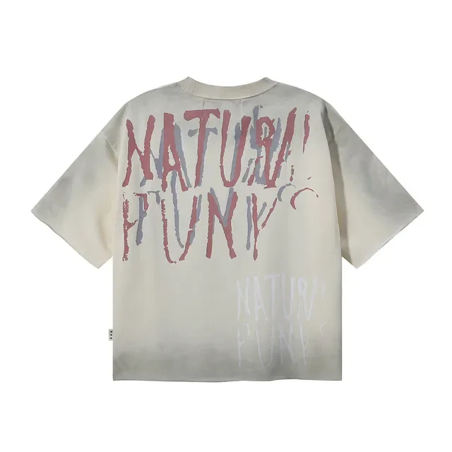 Oversized Double-Sided Graphic Print T-Shirt 2