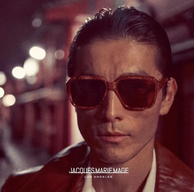 Oversized Square Gradient Brown Sunglasses 9