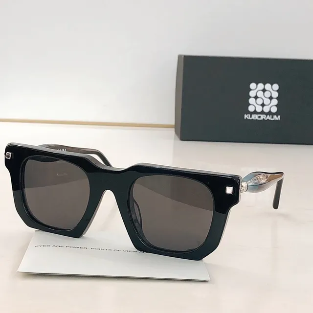 Oversized Square Two-Tone Acetate Gradient Mirrored Sunglasses 4