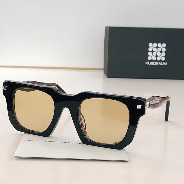 Oversized Square Two-Tone Acetate Gradient Mirrored Sunglasses 9