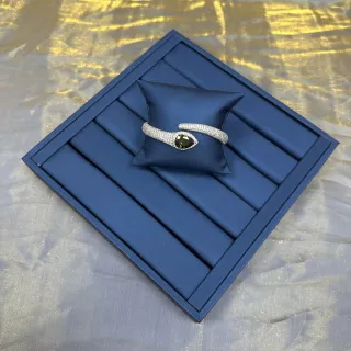 Pavé-Set حجر اللؤلؤ المتقطعة على شكل الدمعة - أسلوب الثعبان سوار
