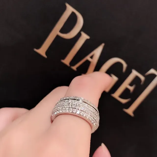 PIAGET Possession Multi-Band Pavé Diamond Ring 8