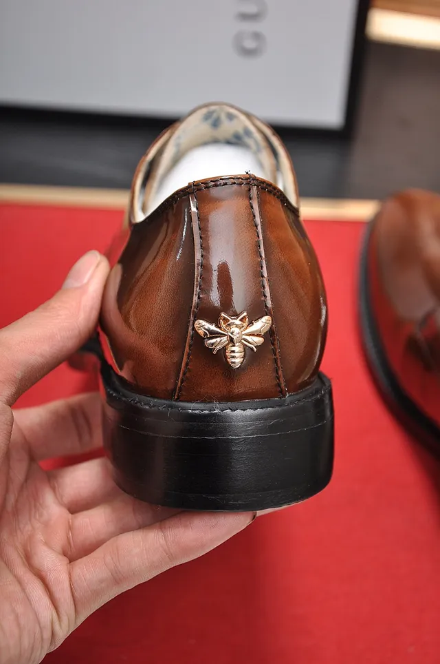 Polished Brown Cap Toe Oxford Shoe 2