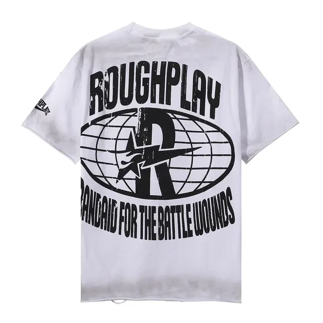ROUGH I Love Rough Play Graphic Oversized T-Shirt 3