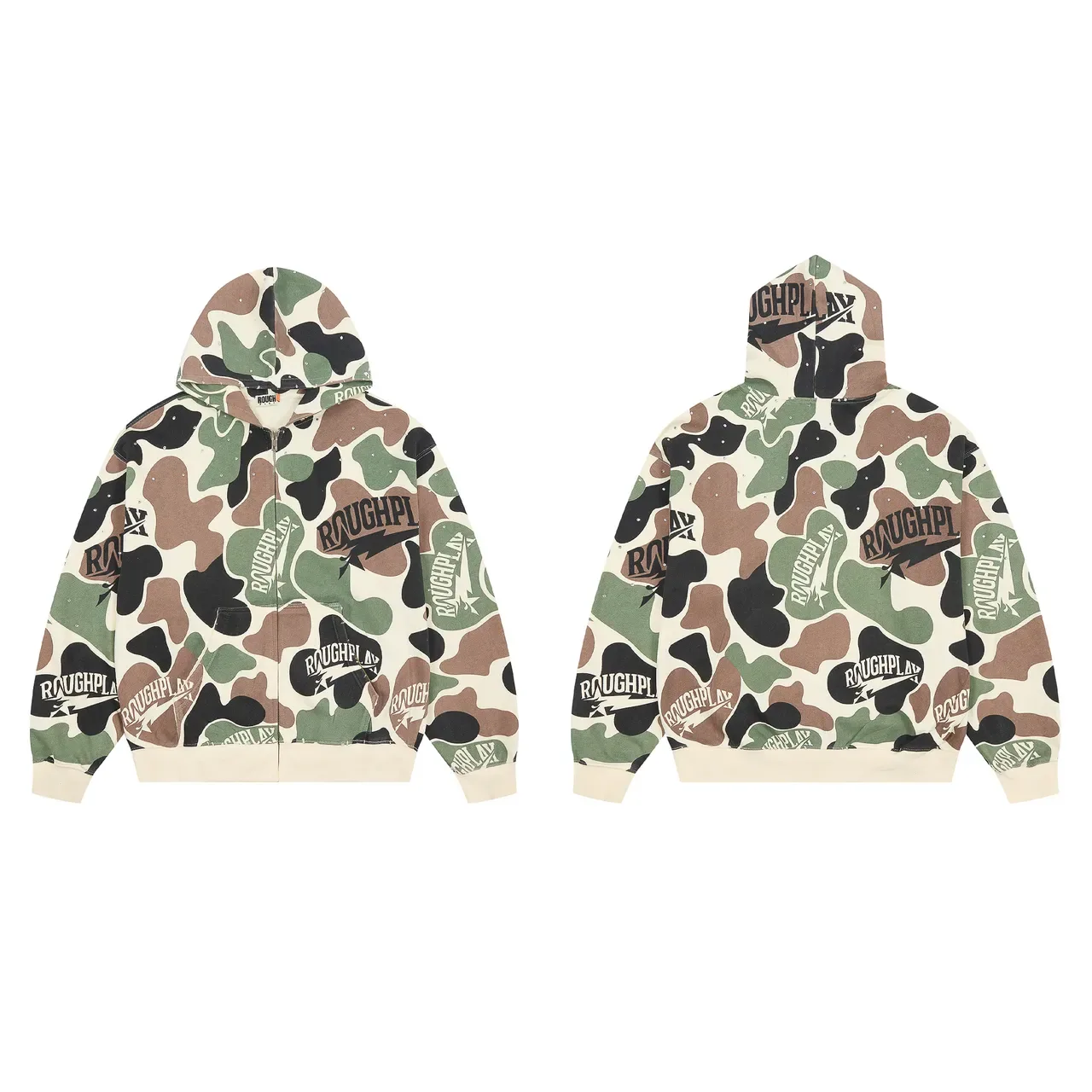 Rough Play Camouflage Full-Zip Hoodie 2
