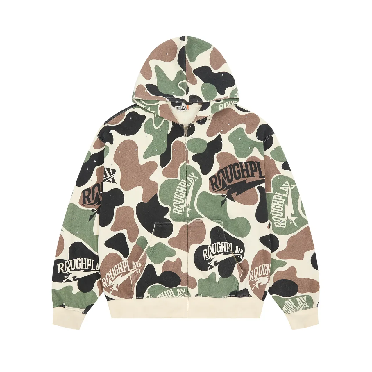Rough Play Camouflage Full-Zip Hoodie 3