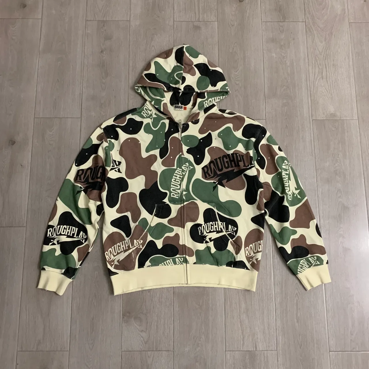 Rough Play Camouflage Full-Zip Hoodie 5