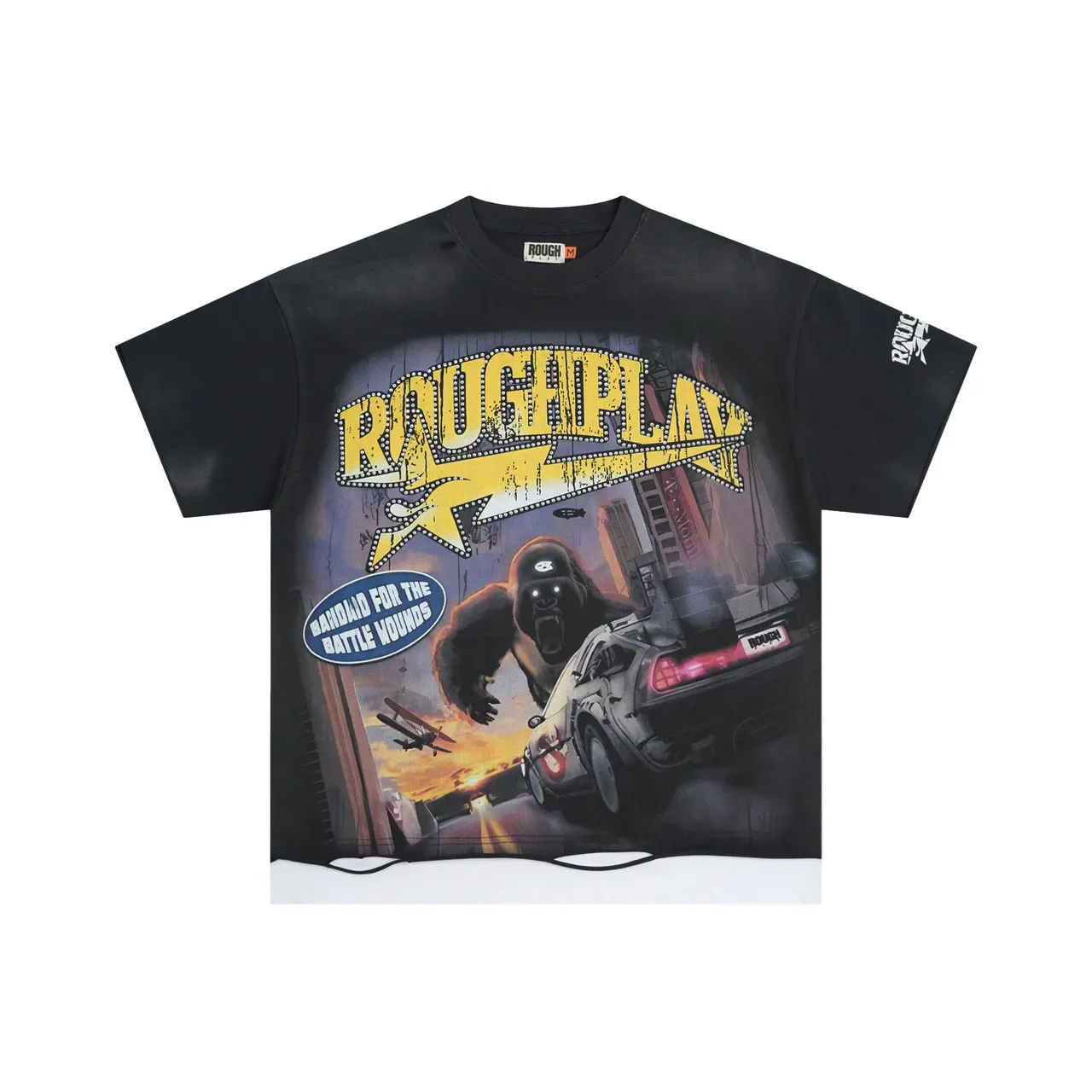 Rough Play Graphic-Print Cropped T-Shirt 2