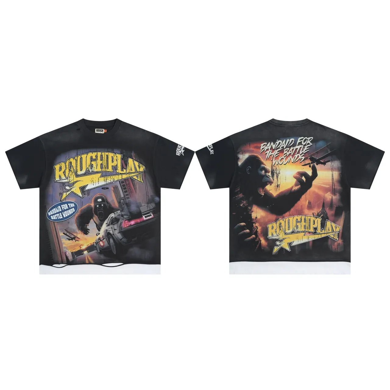 Rough Play Graphic-Print Cropped T-Shirt 4