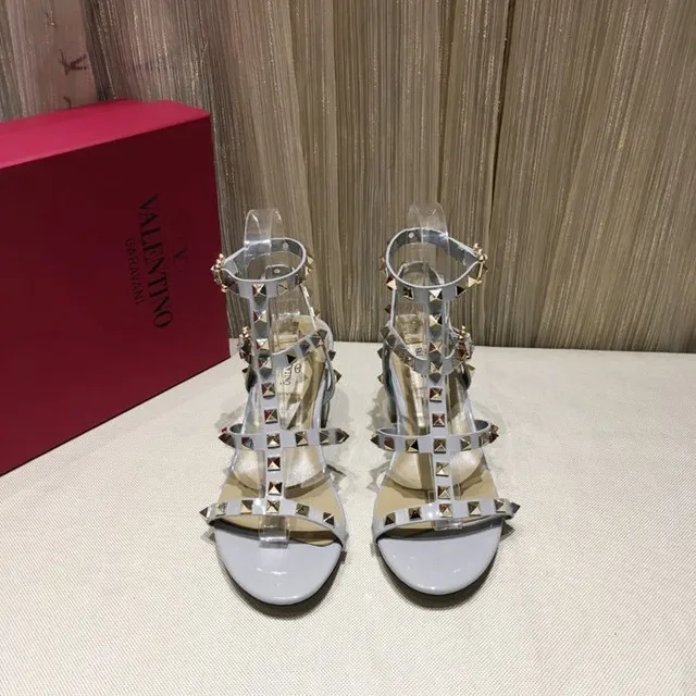 Silver Gold Strappy Studded Gladiator Sandals 2