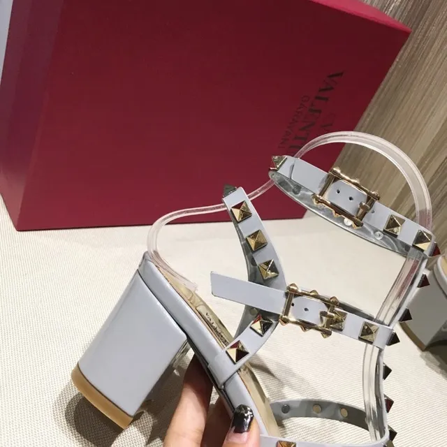 Silver Gold Strappy Studded Gladiator Sandals 3