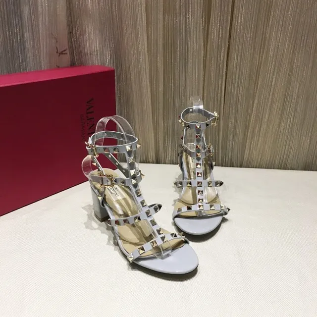 Silver Gold Strappy Studded Gladiator Sandals 5