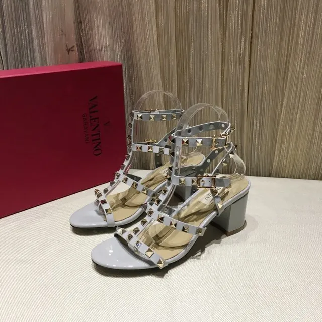 Silver Gold Strappy Studded Gladiator Sandals 6
