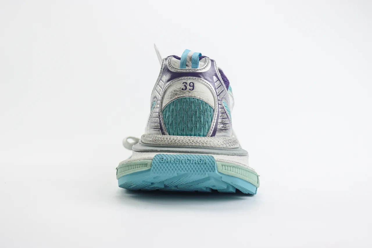 Silver Teal Purple Chunky Sneaker 2