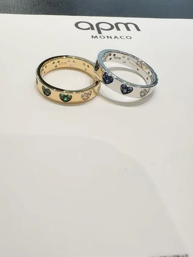 Silver-Toned Multi-Stone Band Ring 4