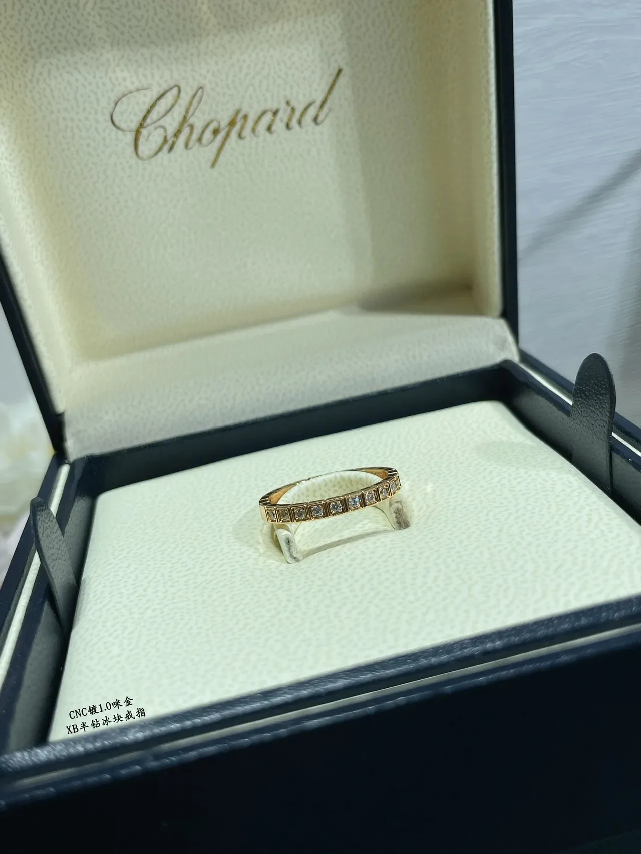 Stackable Channel-Set Pavé Square-Cut Stone Band Rings 7