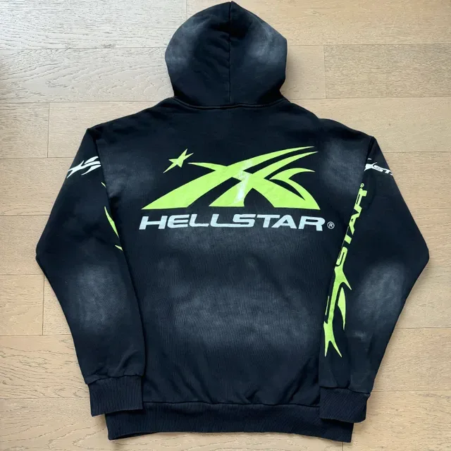 STAR Sports Graphic-Print Black and Neon Green Tracksuit 4