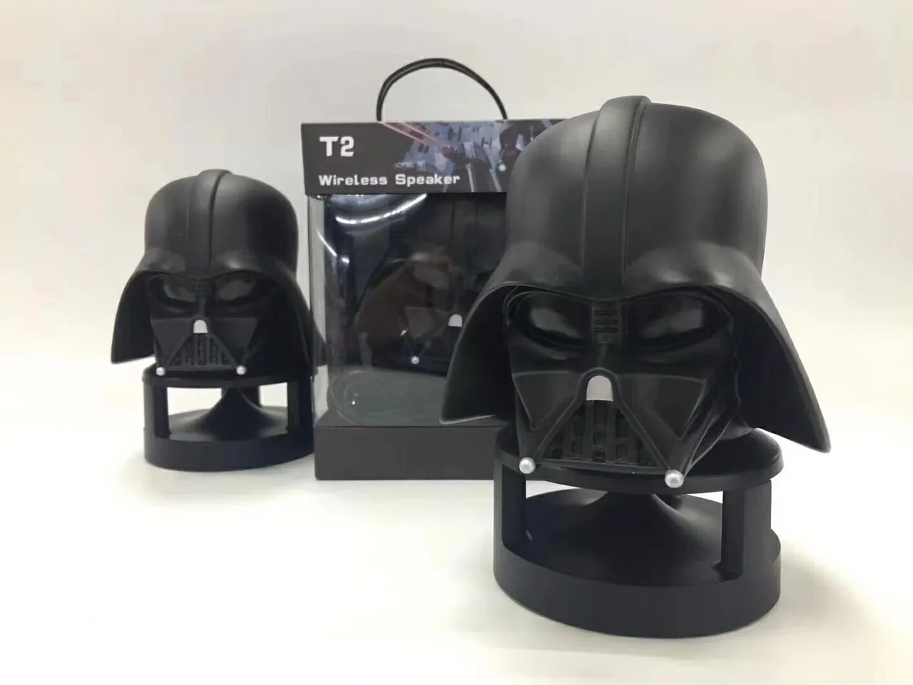 Star Wars T2 سماعة لاسلكية Darth Vader خوذة سماعة محمولة 3