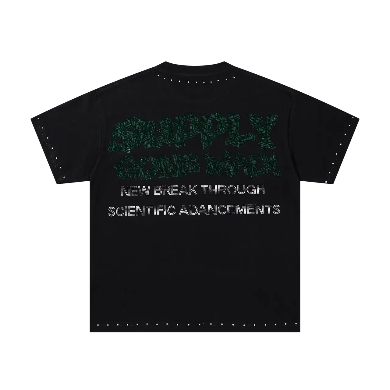 SUPPLY Graphic-Print Studded Trim Oversized T-Shirt 4