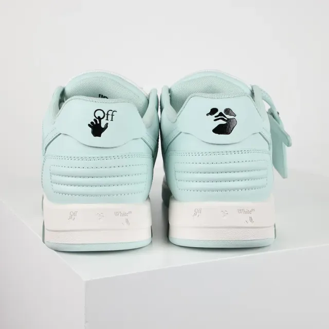 White and Mint Green Paneled Arrow Overlay Lifestyle Sneakers 8