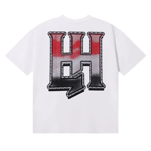 White Red Graphic Print Oversized Fit T-Shirt 6