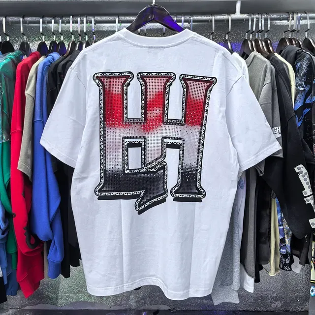 White Red Graphic Print Oversized Fit T-Shirt 11