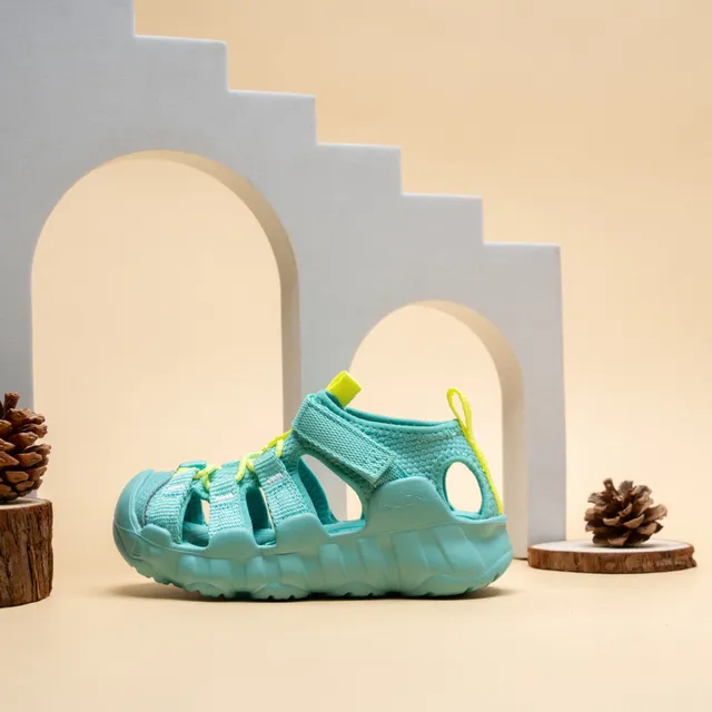 Sandales Casuales Enfants Jaune Orange Gris 13