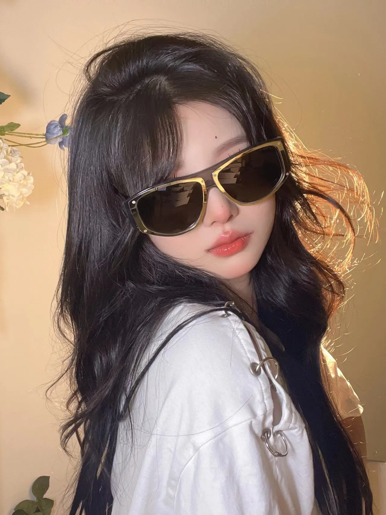 Givenchy GV 7177/S Black/Grey Oversized Shield Sunglasses 6