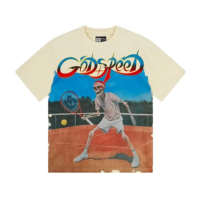 Godspeed Graphic Print Oversized T-Shirt 2