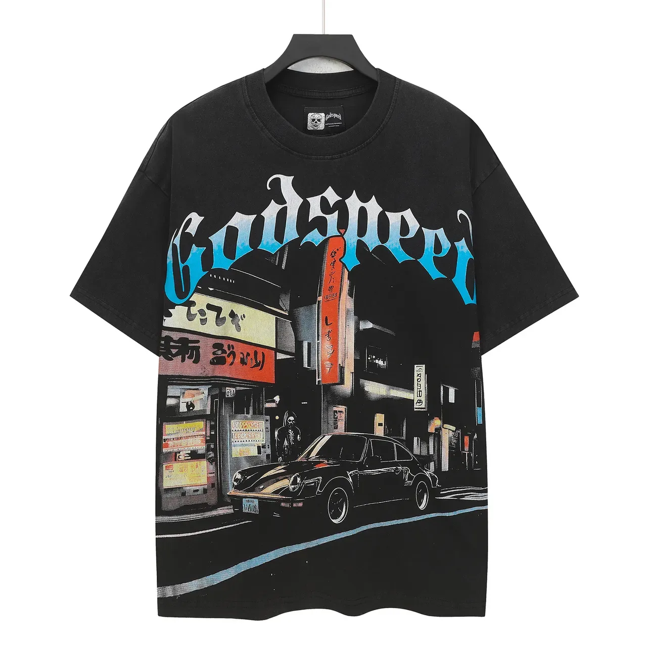 Godspeed Graphic Print Oversized T-Shirt 2