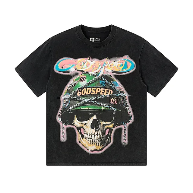 Godspeed Out of Many, One Graphic Print Black T-Shirt 2