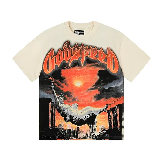 Godspeed Out of Many, One Graphic Print Off-White T-Shirt 2