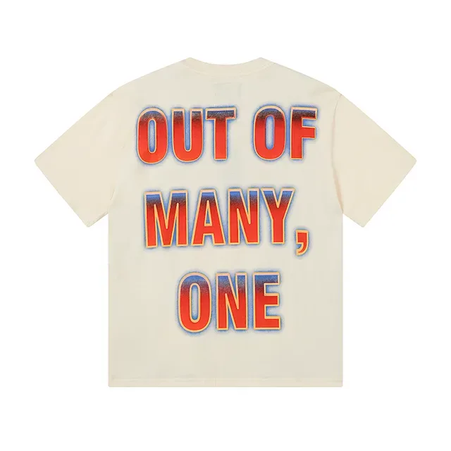 Godspeed Out of Many, One Graphic Print Off-White T-Shirt 3