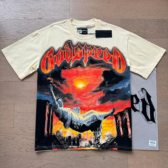 Godspeed Out of Many, One Graphic Print Off-White T-Shirt 6