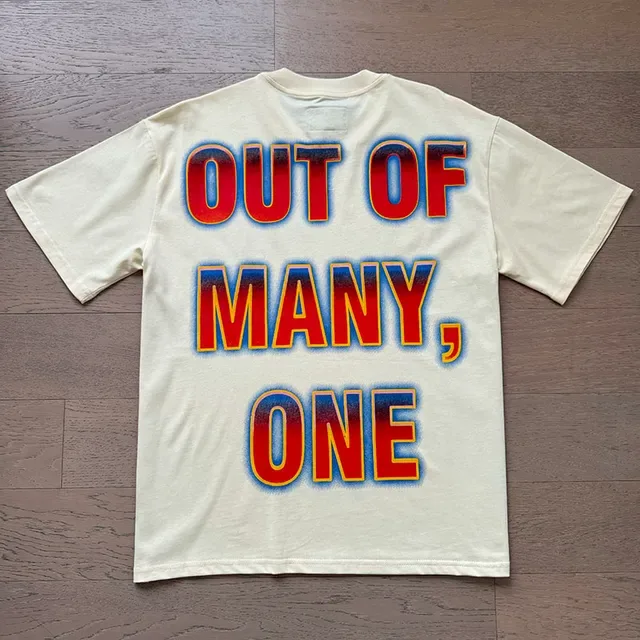 Godspeed Out of Many, One Graphic Print Off-White T-Shirt 7