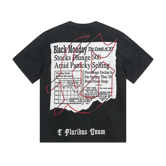 Godspeed Oversized Distressed Black Graphic T-Shirt 3
