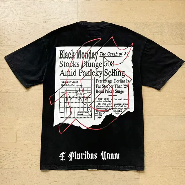 Godspeed Oversized Distressed Black Graphic T-Shirt 7