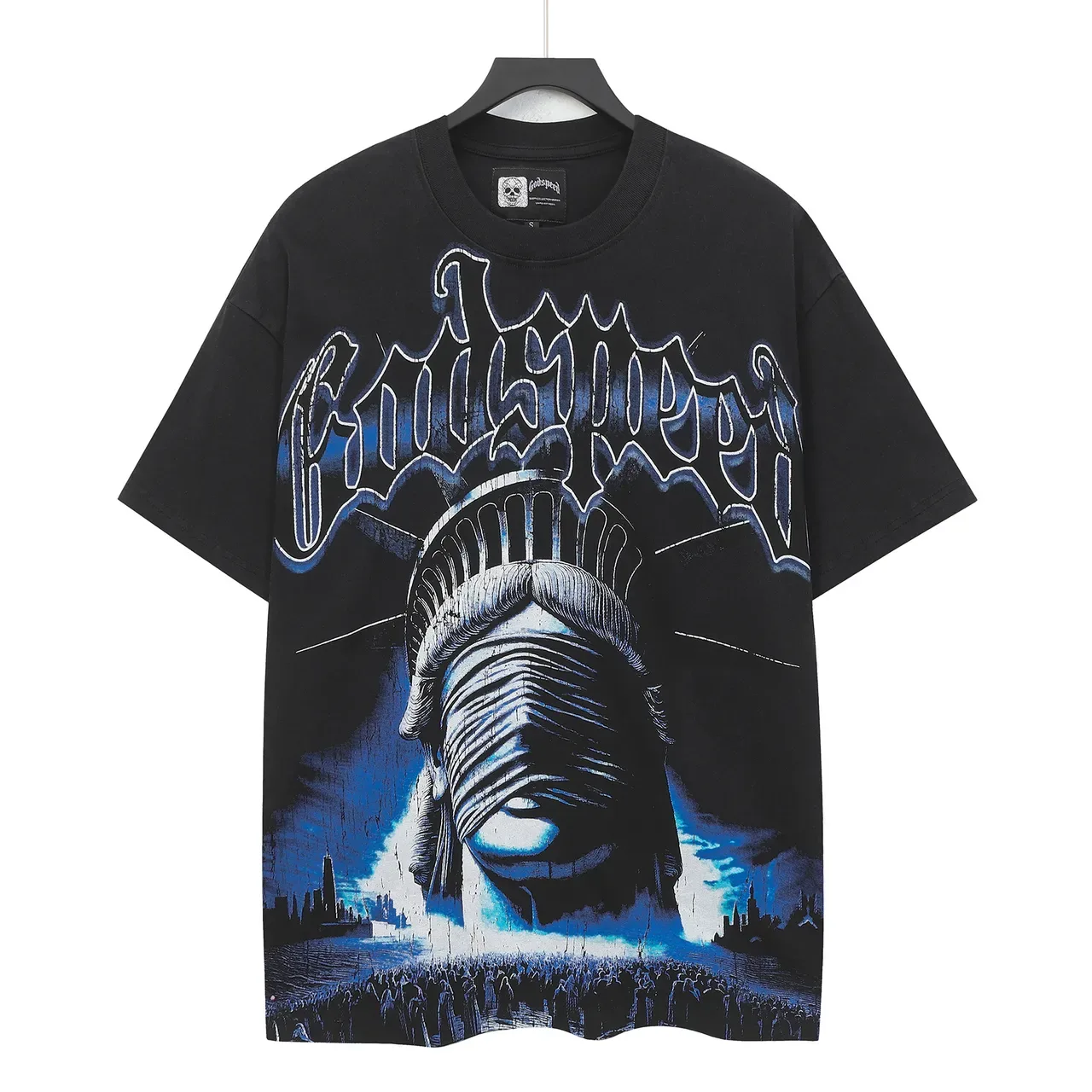 Godspeed Worship Ritual Statue of Liberty Graphic T-Shirt 2