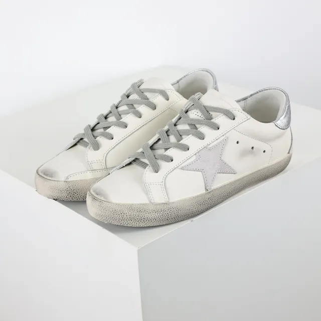 Golden Goose Super-Star Off-White Cuir vieilli Chaussures lifestyle 2