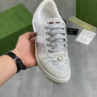 Gucci Ace Crystal-Embellished Striped-Panel Lifestyle Sneakers