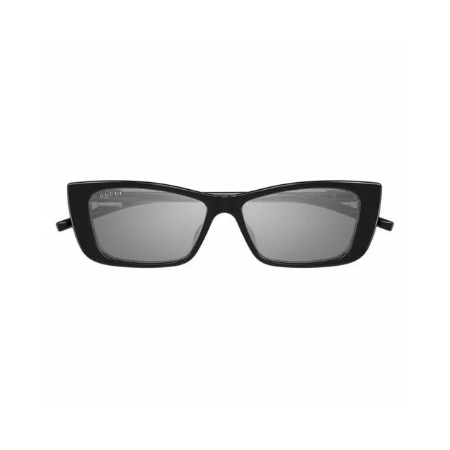 Gucci Lunettes de Soleil Marron Noir Carré Oeil de Chat Acétate de Tortue 5