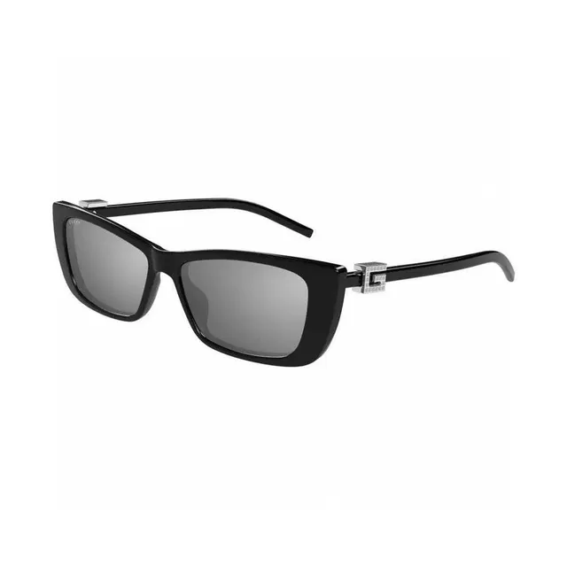 Gucci Lunettes de Soleil Marron Noir Carré Oeil de Chat Acétate de Tortue 6