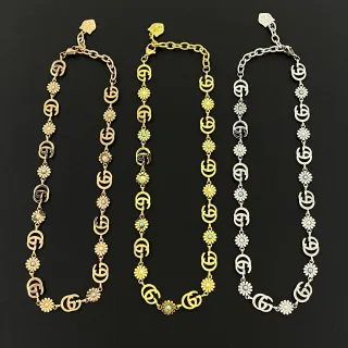 Gucci Daisy Interlocking G et Daisy Charm Collier