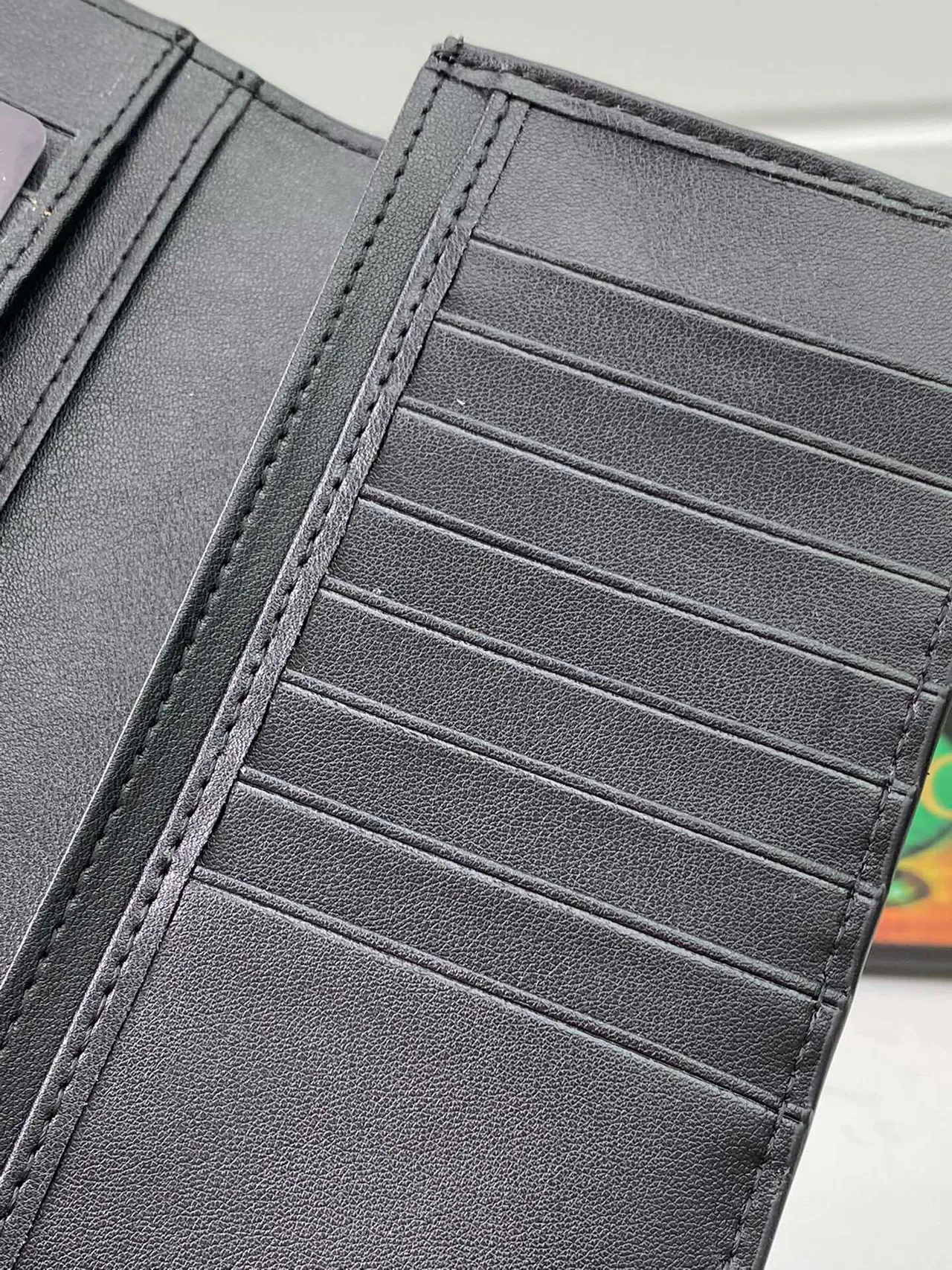 Gucci GG Marmont Black Leather Long Wallet 3