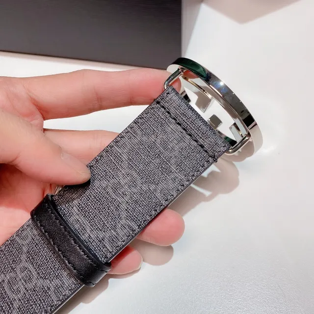Gucci GG Marmont Interlocking G Buckle Leather Belt 2